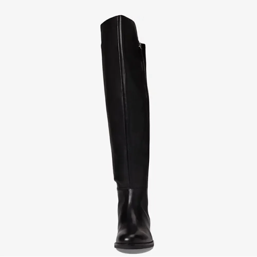 Cole Haan Chase‎ Tall Boots in Black Leather, 7, NWOB